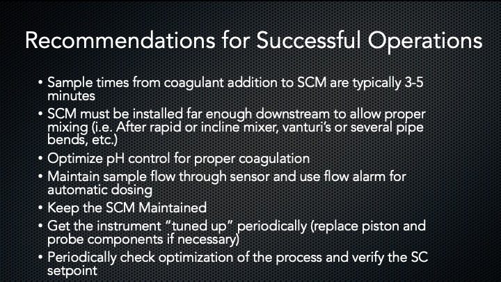 recommendations for successful operations