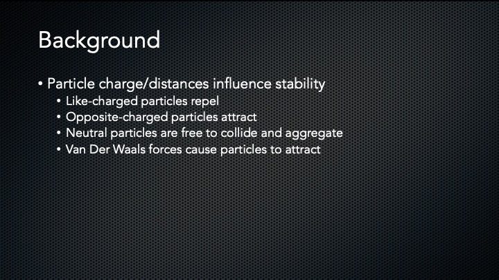 summary of particle charge and stability rules